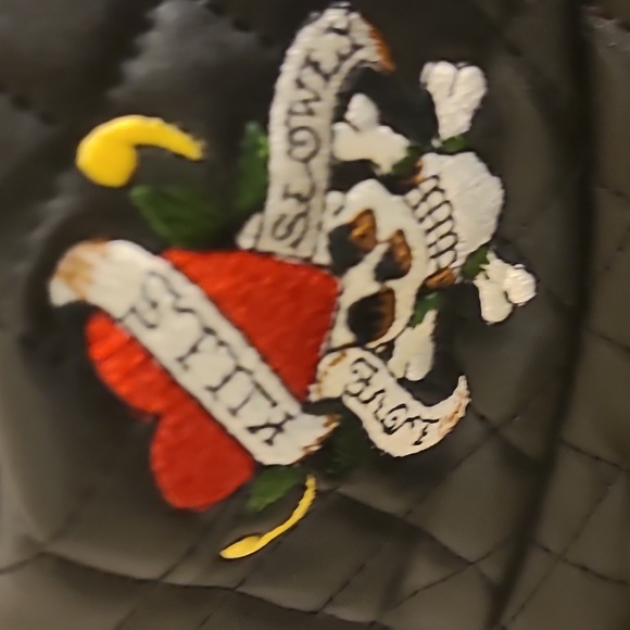 Ed Hardy Black Embroidered Bucket Hat - OSFM - Picture 7 of 11